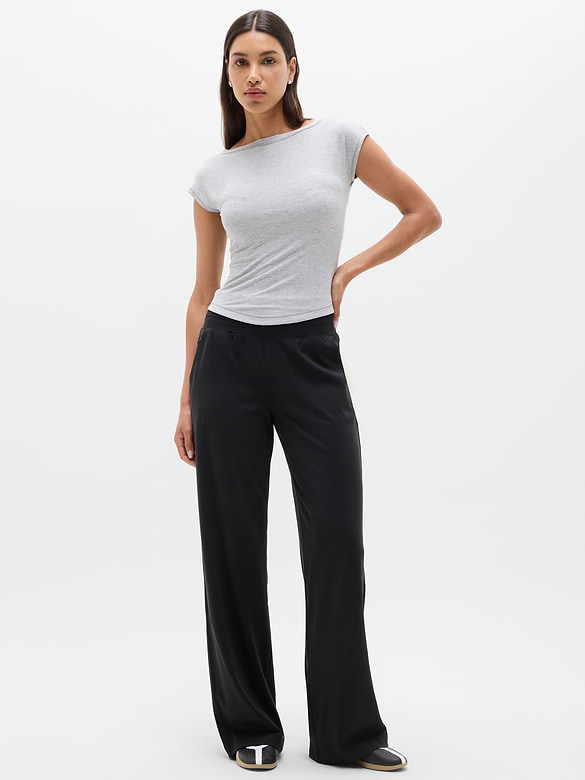 Venice High Rise Wide Leg Pant