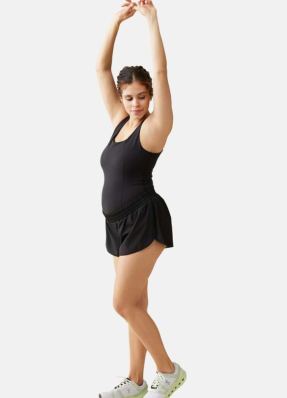 Ingrid and Isabel Maternity Active Runsie Jumpsuit