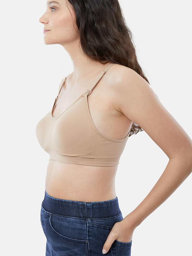 Image number 2 showing, Ingrid and Isabel Maternity Cooling Nursing and Pumping Bra