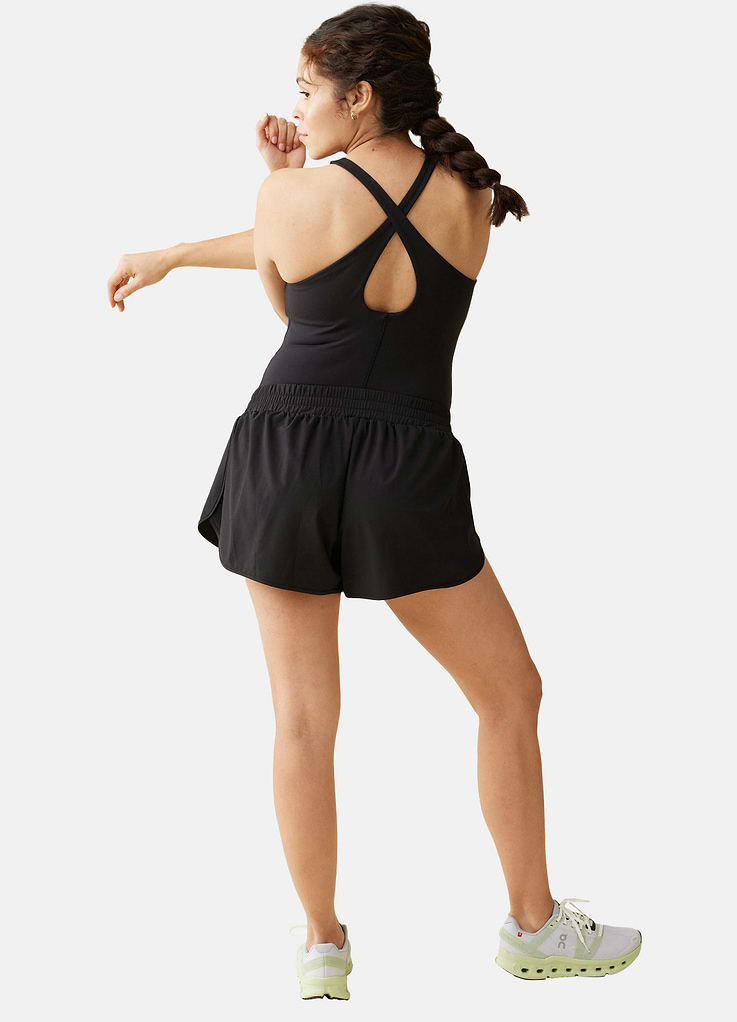 Image number 3 showing, Ingrid and Isabel Maternity Active Runsie Jumpsuit