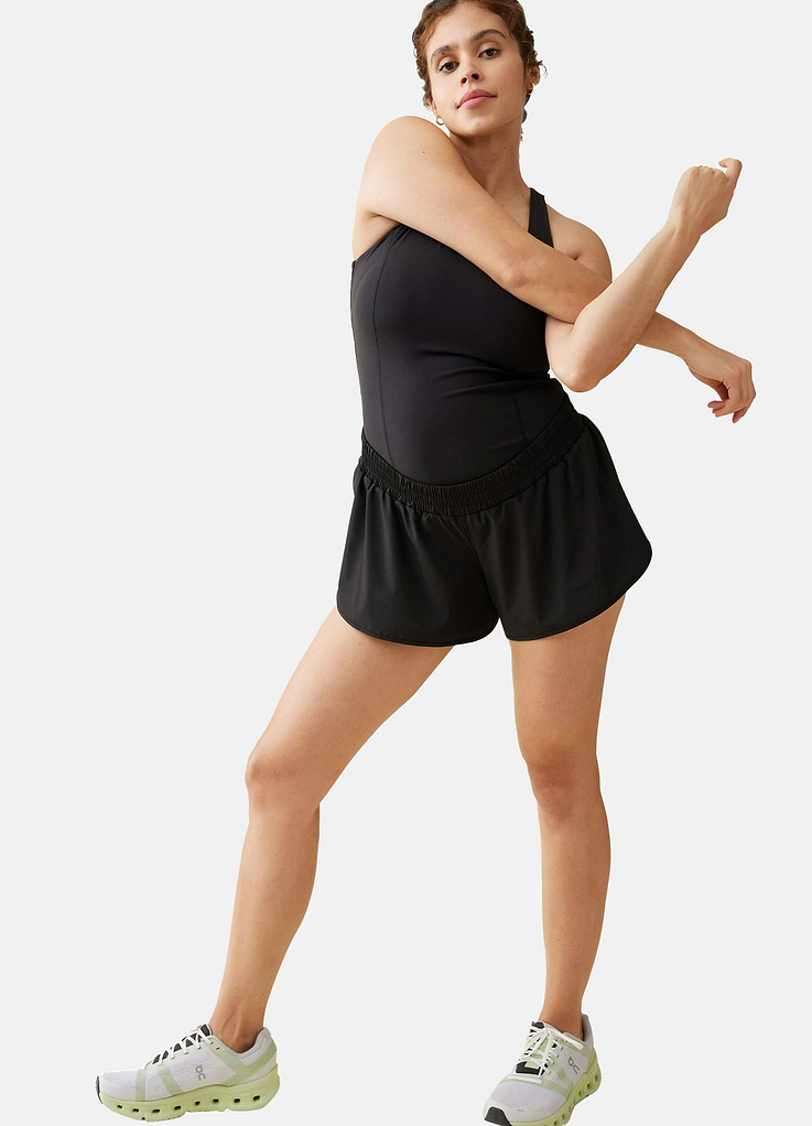 Image number 2 showing, Ingrid and Isabel Maternity Active Runsie Jumpsuit
