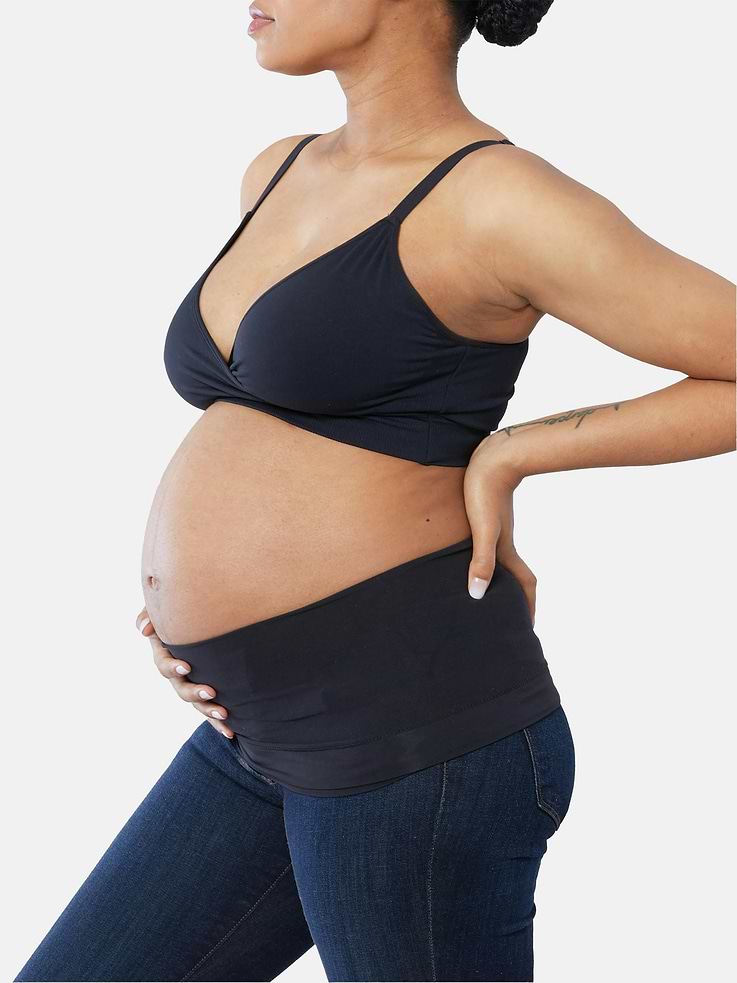 Image number 3 showing, Ingrid and Isabel Everyday Maternity Bellaband 2 Pack