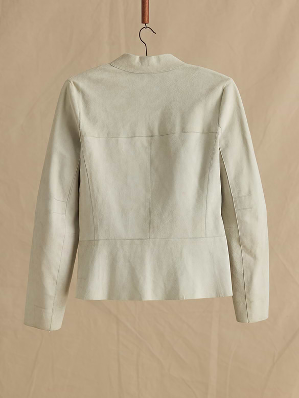 Archive Suede Hook-And-Eye Shirt Jacket Women's Size S