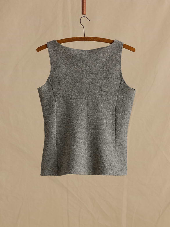 Archive Wool Boat-Neck Tank Women's Size M