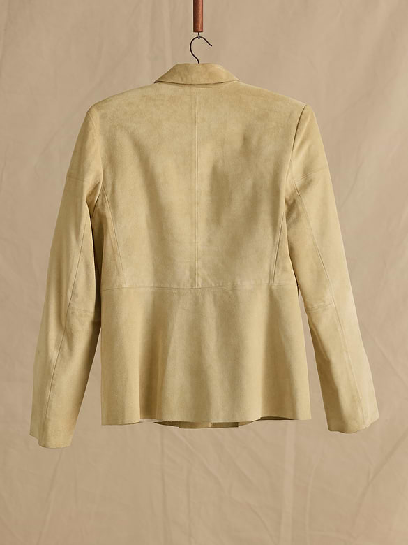 Archive Suede Peplum Jacket Women's Size M