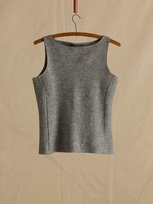 Archive Wool Boat-Neck Tank Women's Size M