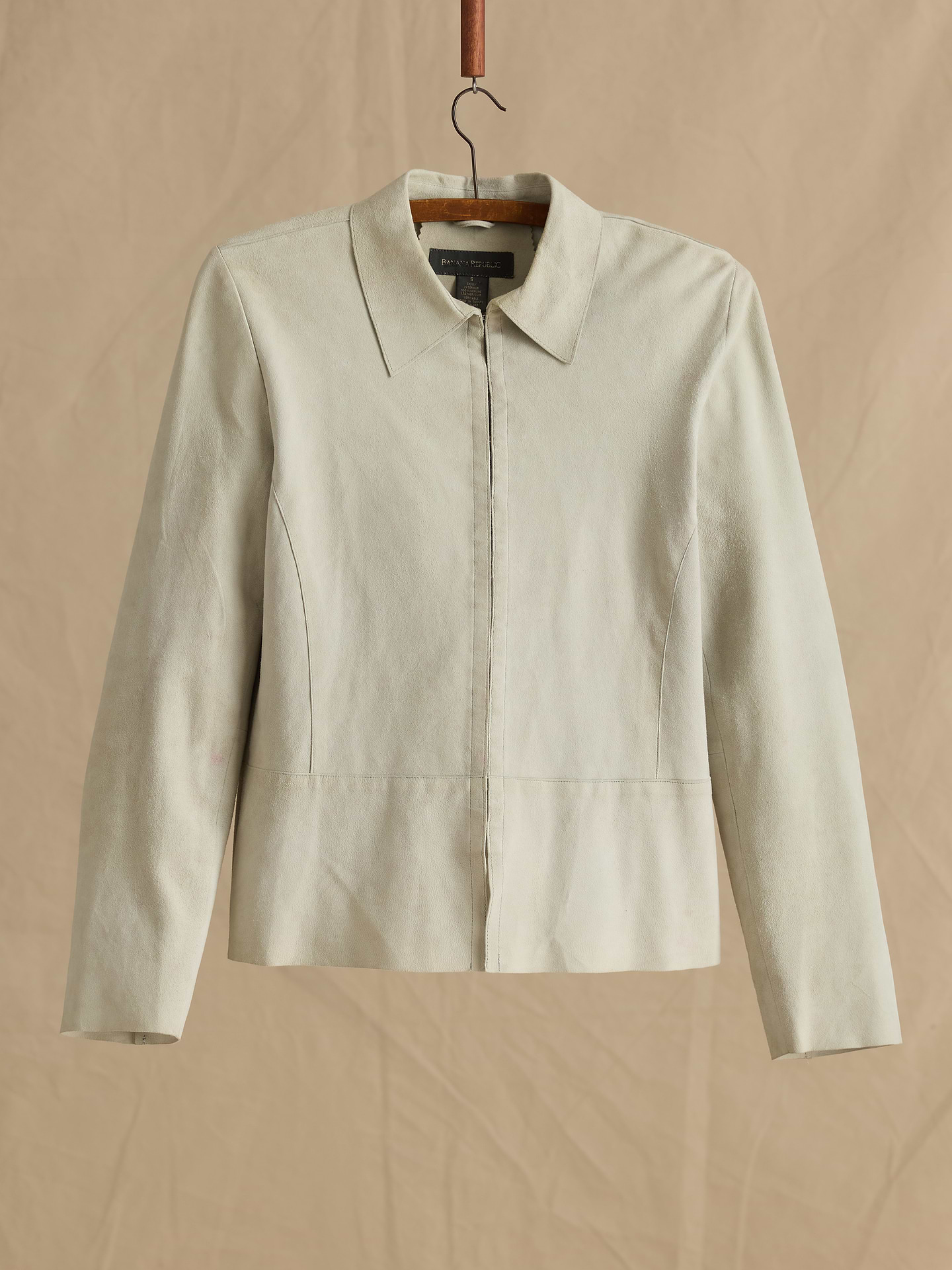 Image number 1 showing, Archive Suede Hook-And-Eye Shirt Jacket Women's Size S