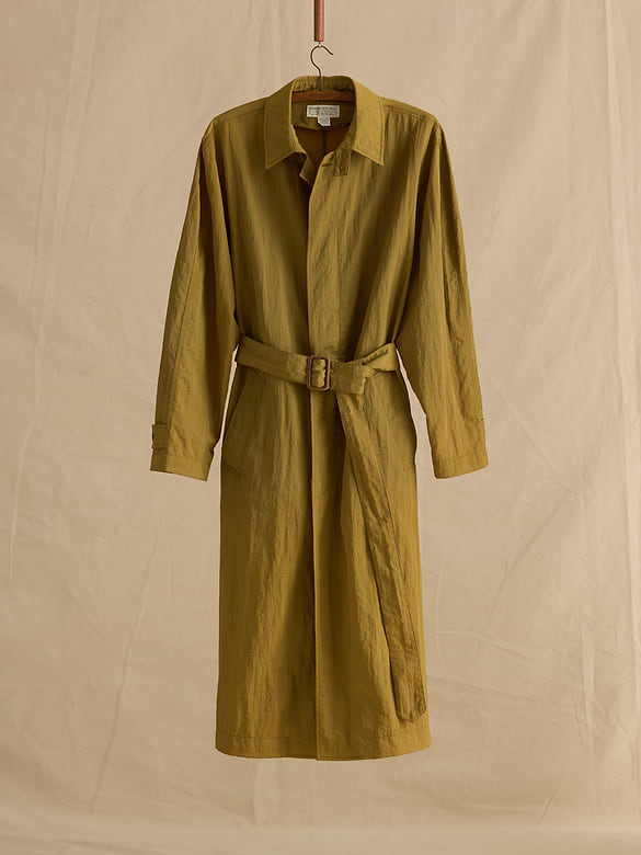 Archive Olive Green Trench Coat Women's Size M