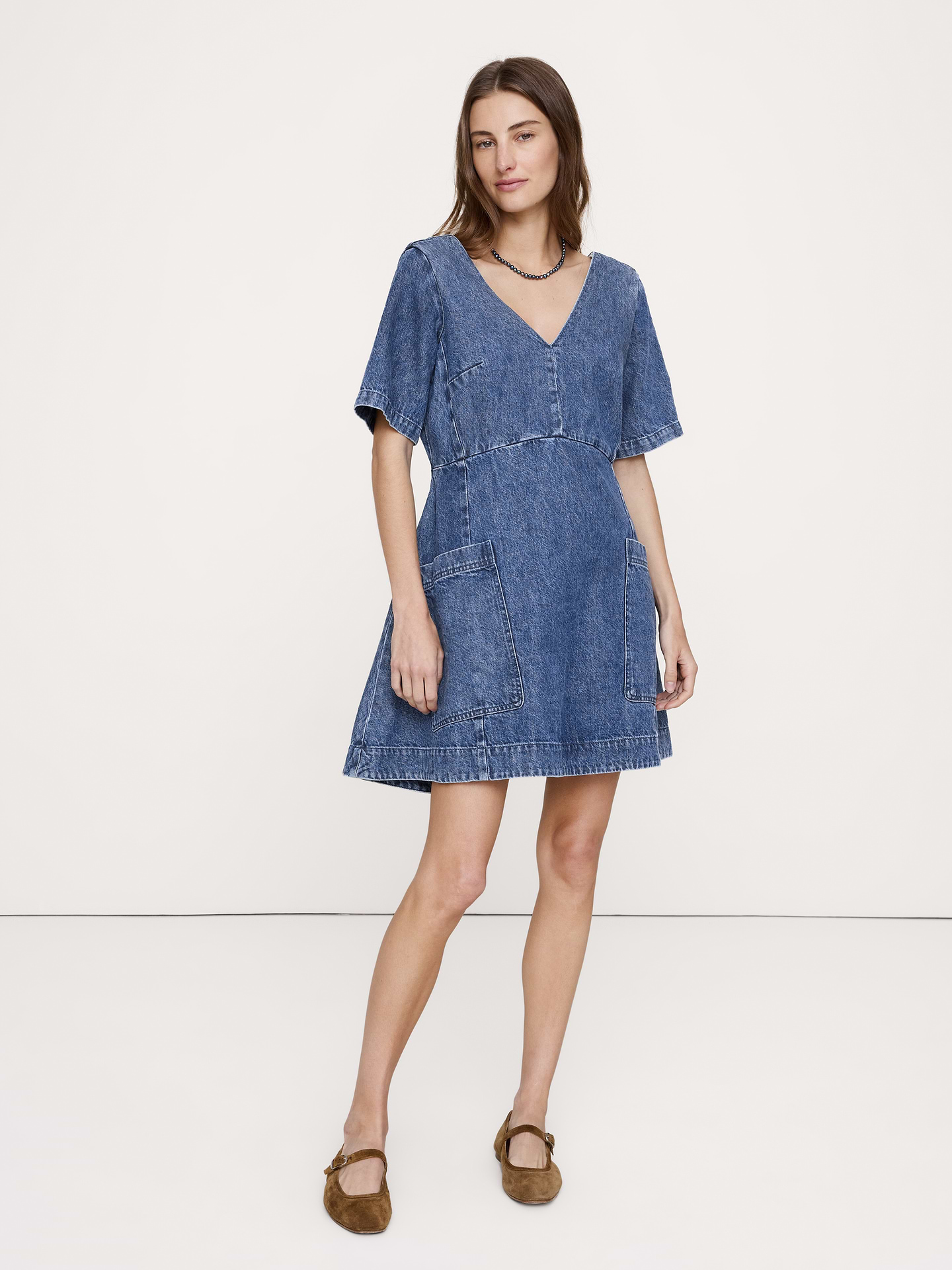 Image number 1 showing, Pocket Mini Dress