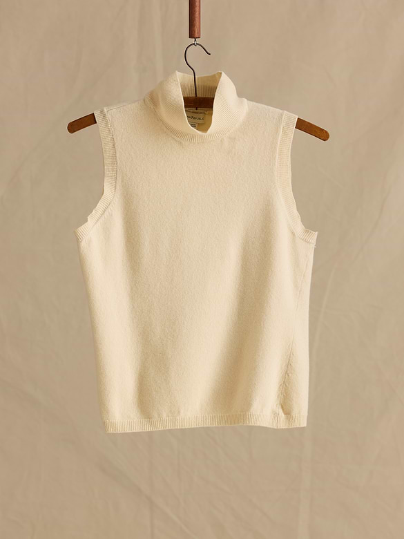 Archive Mock-Neck Sweater Tank Women's Size M