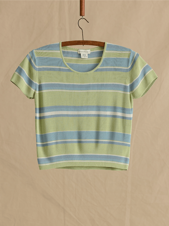 Archive Silk Sweater Tee Women's Size S