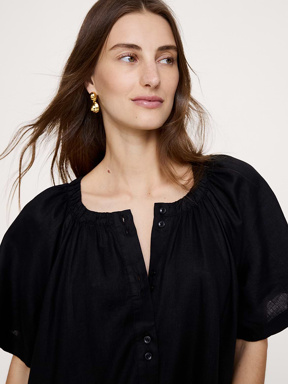 Button-Up Mini Dress