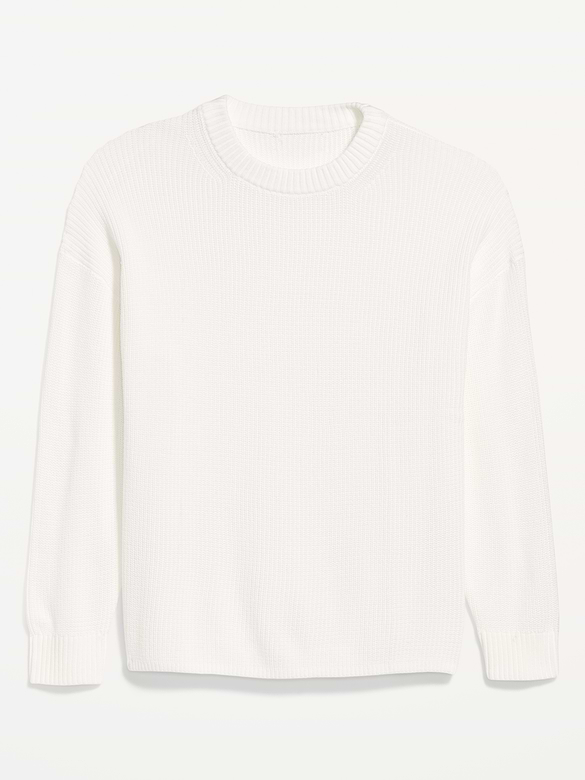 Seaside Cotton Shaker Oversized Tunic Sweater