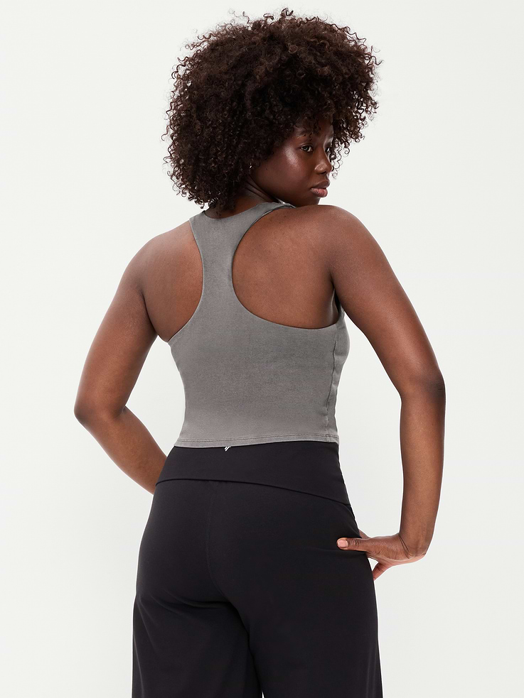 Image number 6 showing, Light Support PowerChill High-Neck Racerback Sports Bra