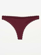 Image number 1 showing, Mid-Rise Everday Cotton Thong