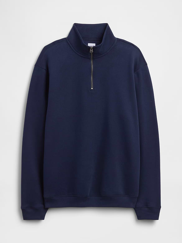 Adult Relaxed Quarter-Zip Fleece Sweatshirt