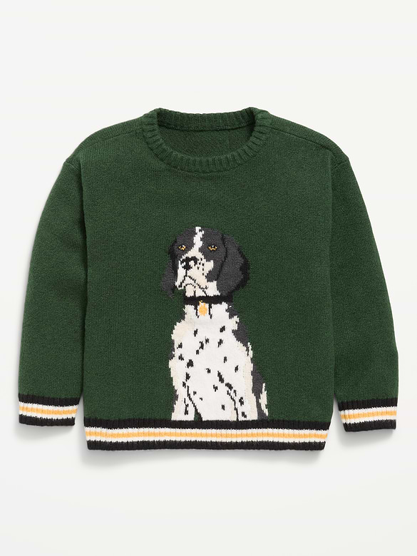 SoSoft Oversized Graphic Sweater for Toddler Boys