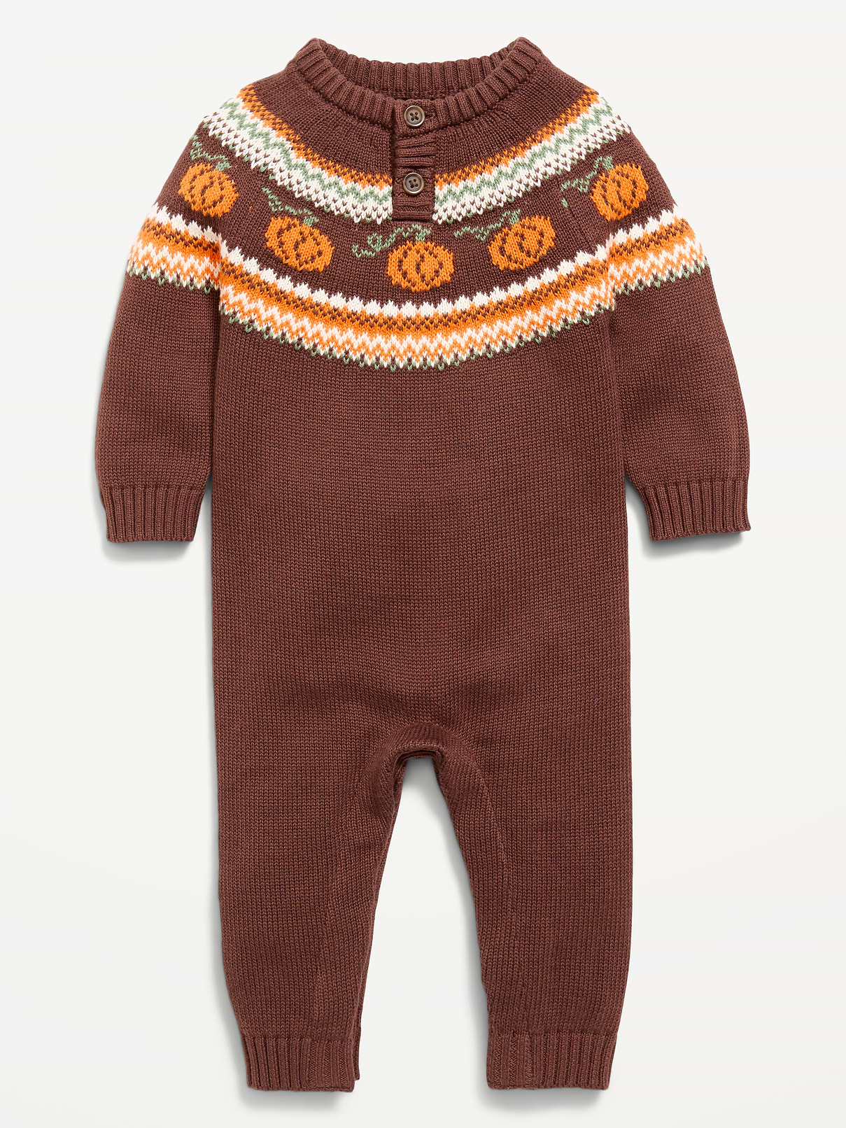 Image number 2 showing, Long-Sleeve Sweater-Knit One-Piece for Baby
