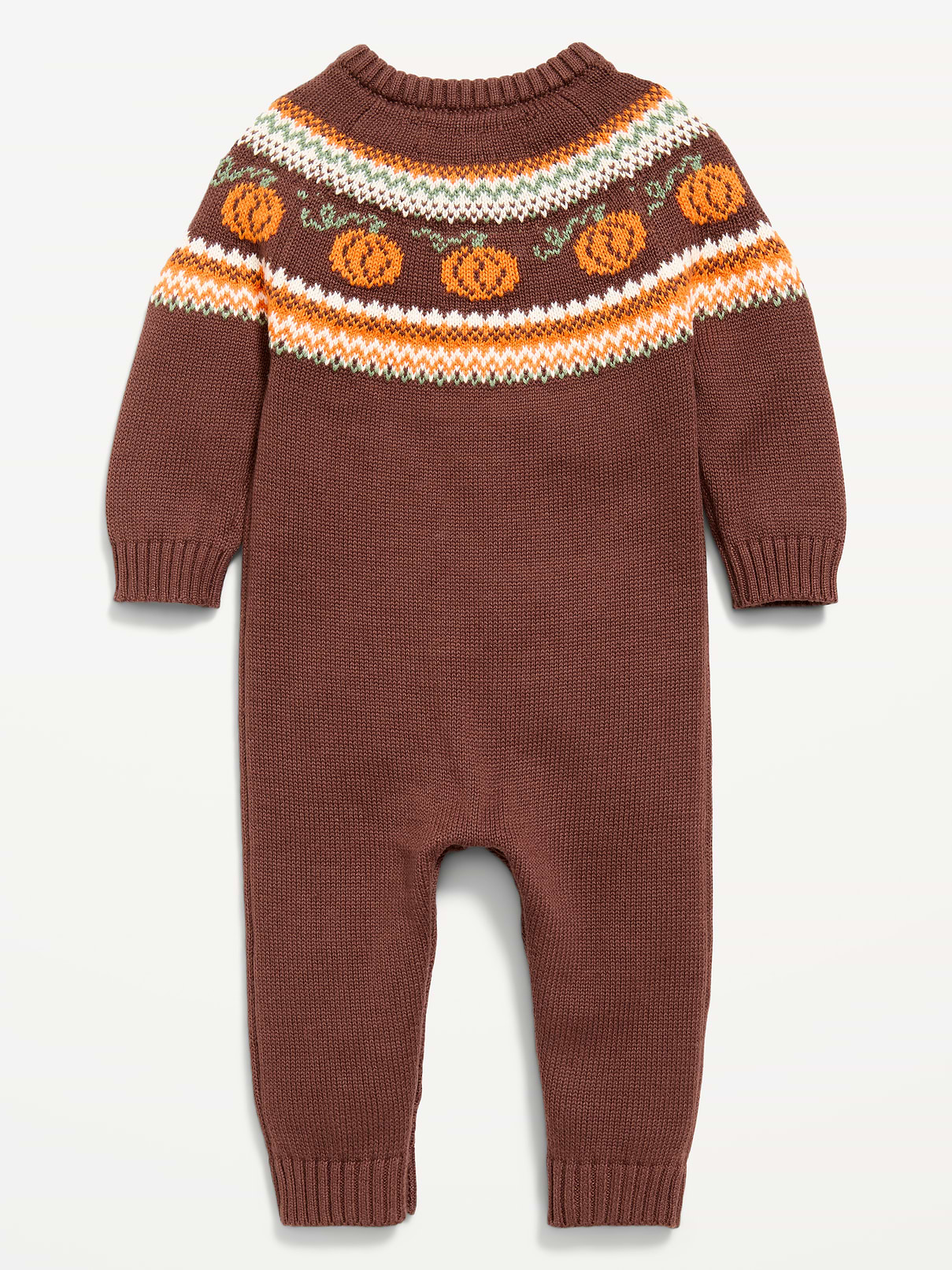 Image number 3 showing, Long-Sleeve Sweater-Knit One-Piece for Baby
