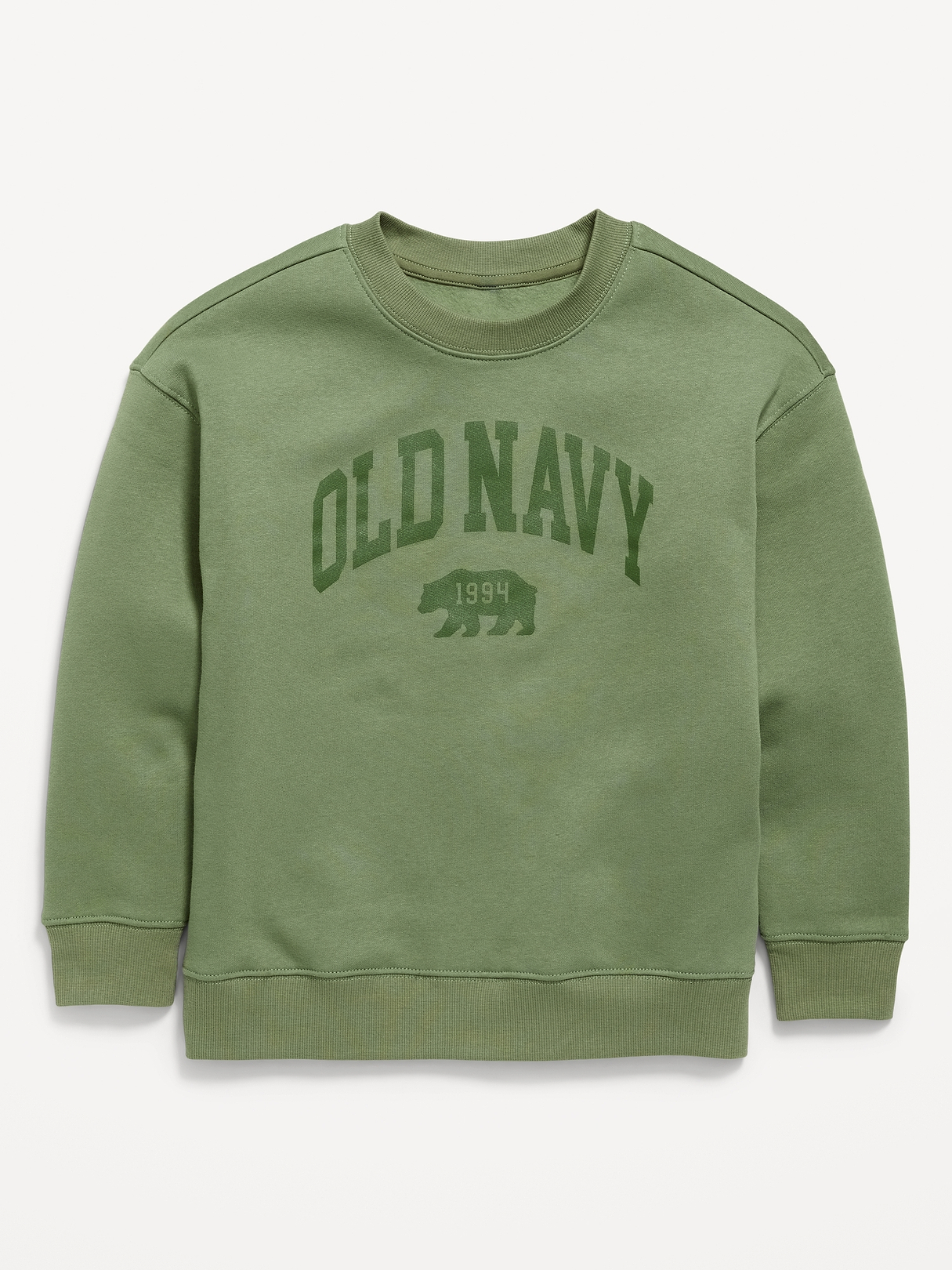 Oversized Logo Graphic Crew-Neck Sweatshirt for Boys | Old Navy