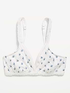 Image number 4 showing, Lace-Trim Cotton Triangle Bralette