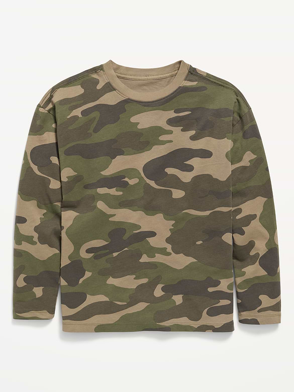 Oversized Long-Sleeve T-Shirt for Boys