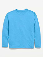 Image number 1 showing, Oversized Long-Sleeve T-Shirt for Boys