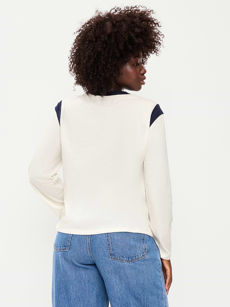 Image number 6 showing, EveryWear Long-Sleeve Graphic T-Shirt