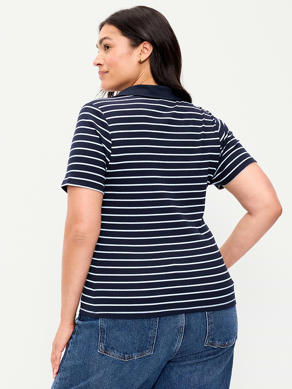 Keyhole Polo Top