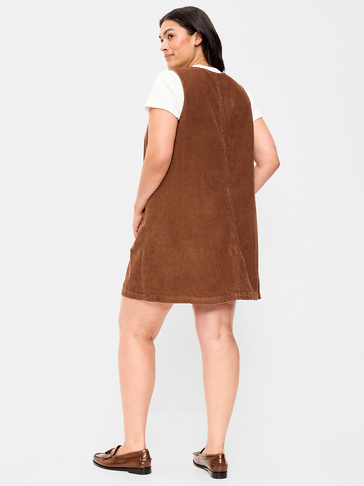 Image number 10 showing, Sleeveless Pinafore Mini Dress