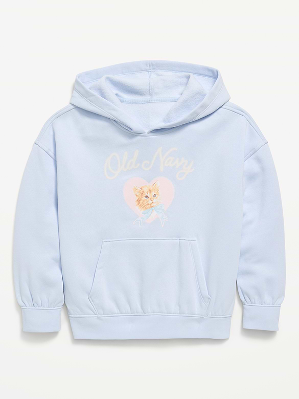 Oversized Pullover Hoodie for Girls