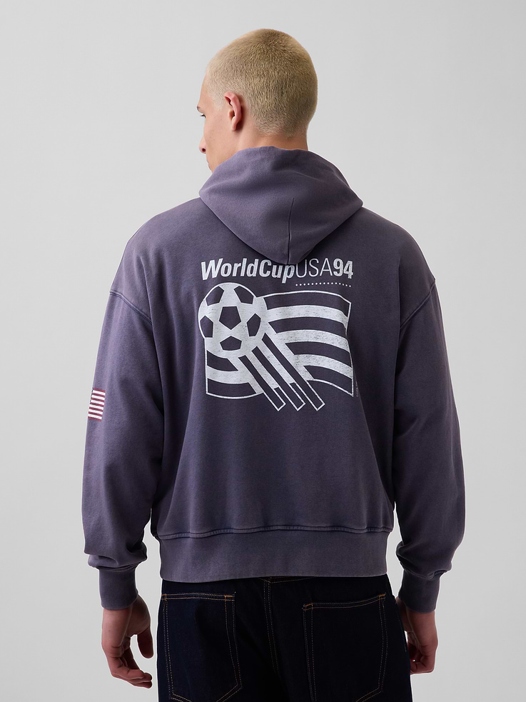 Image number 1 showing, FIFA WORLD CUP™ VintageSoft Terry Oversized Hoodie