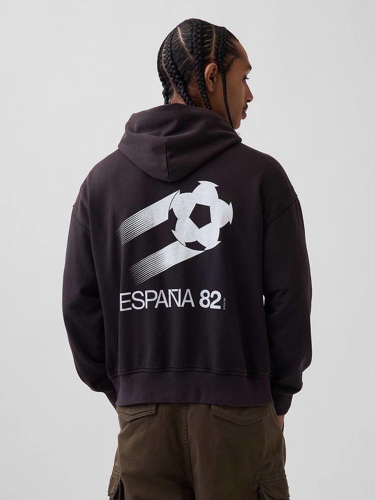 Image number 1 showing, FIFA WORLD CUP™ VintageSoft Terry Oversized Hoodie
