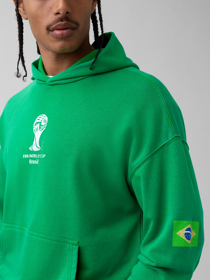 Image number 1 showing, FIFA WORLD CUP™ VintageSoft Terry Oversized Hoodie