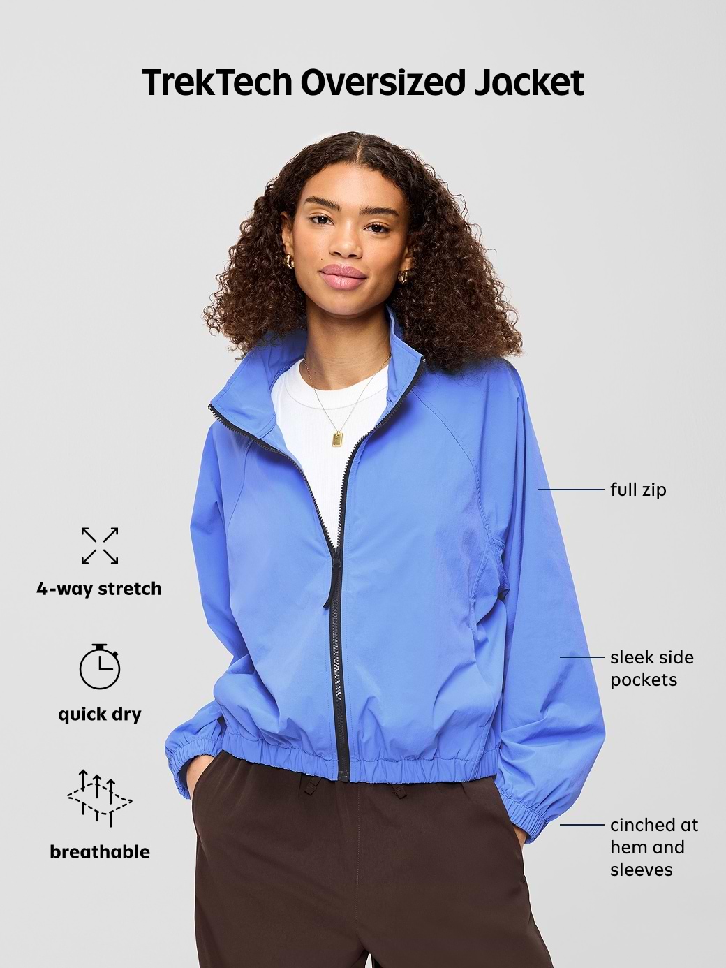 TrekTech Oversized Jacket | Old Navy
