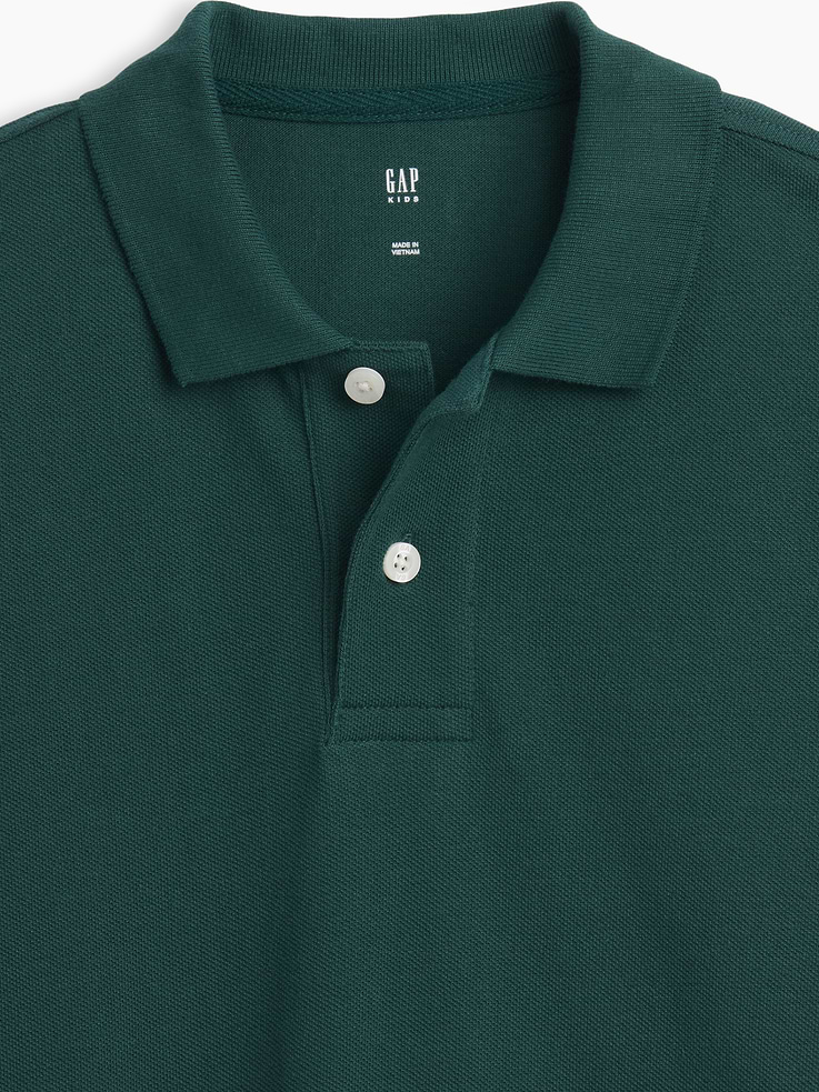 Image number 3 showing, Kids Pique Polo Shirt