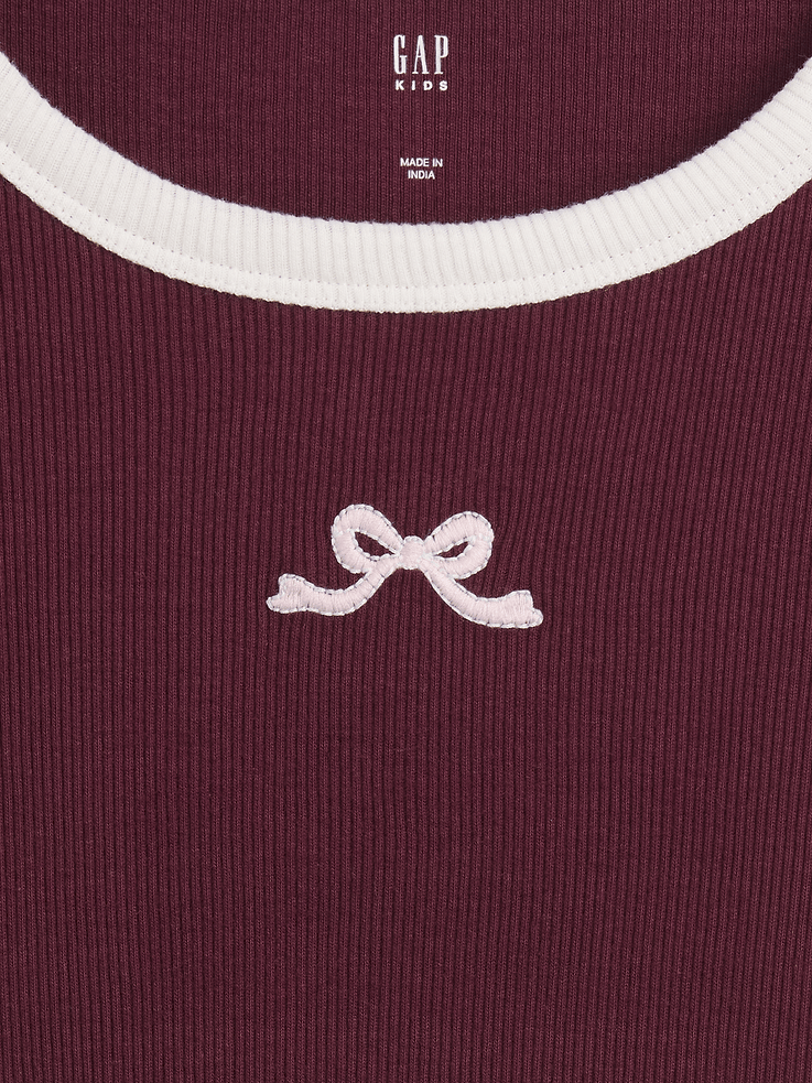 Image number 3 showing, Kids Ribbed Dress