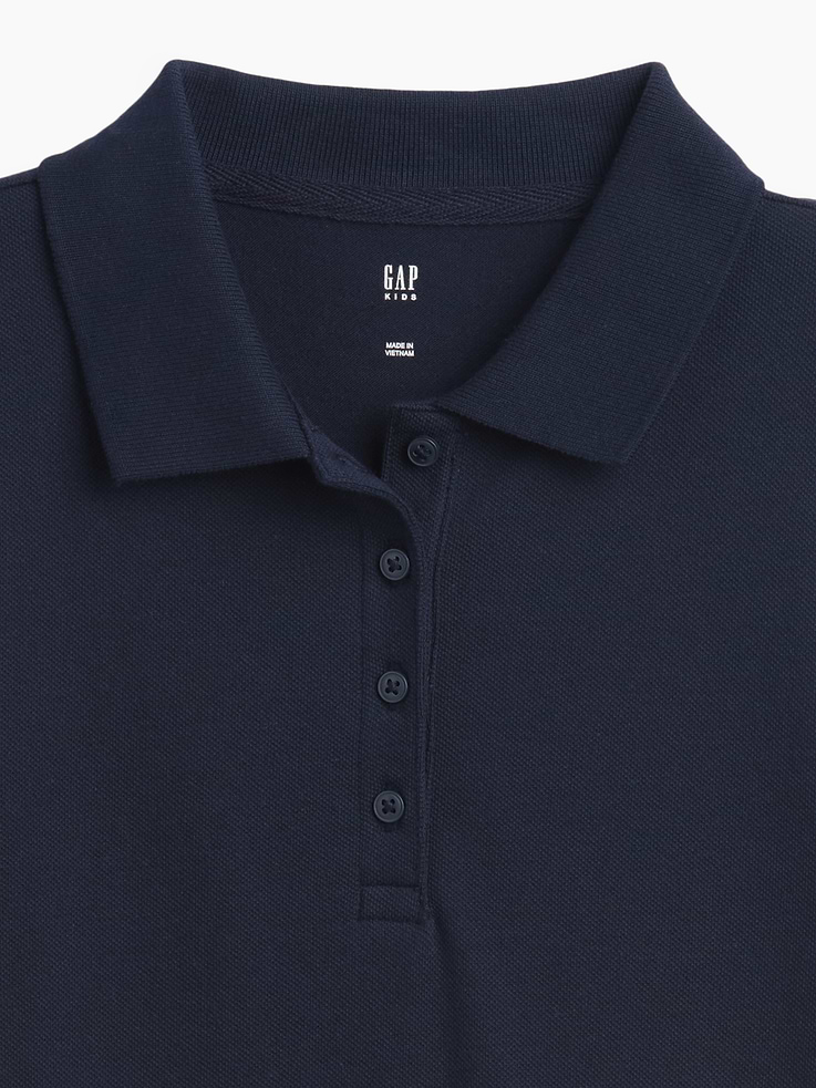 Image number 3 showing, Kids Uniform Stretch Pique Polo Shirt