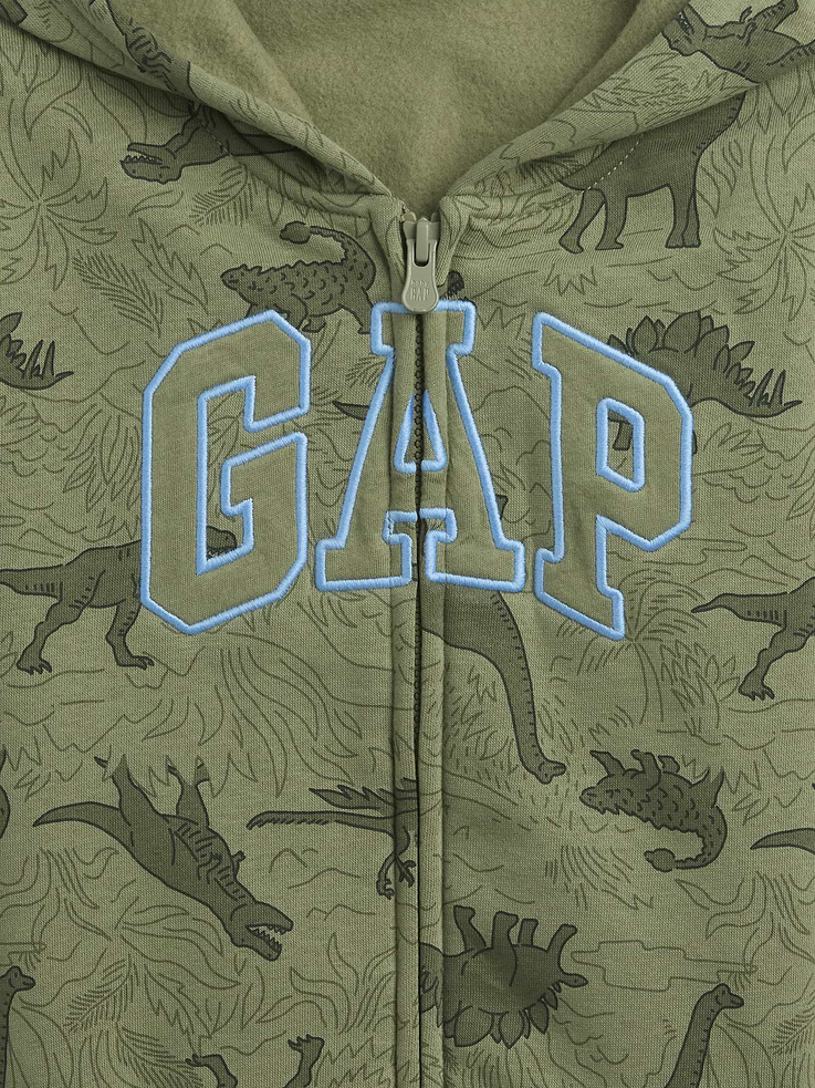 Image number 3 showing, babyGap Relaxed Print Logo Zip Hoodie