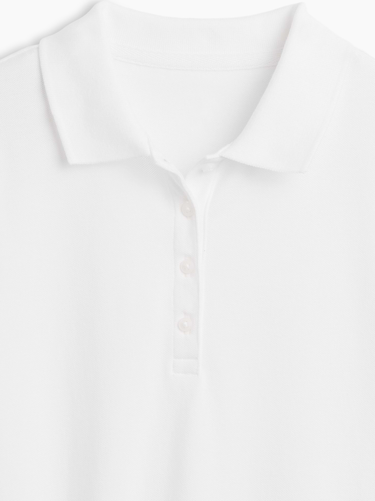 Image number 3 showing, Kids Uniform Stretch Pique Polo Shirt