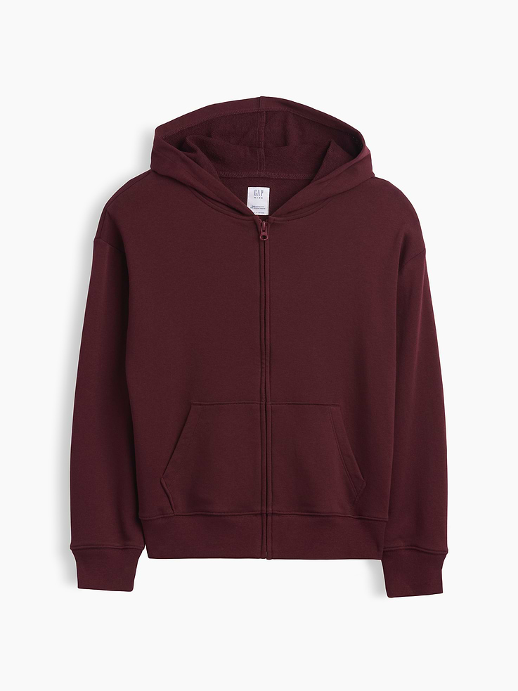 Image number 1 showing, Kids Relaxed French Terry Zip Hoodie