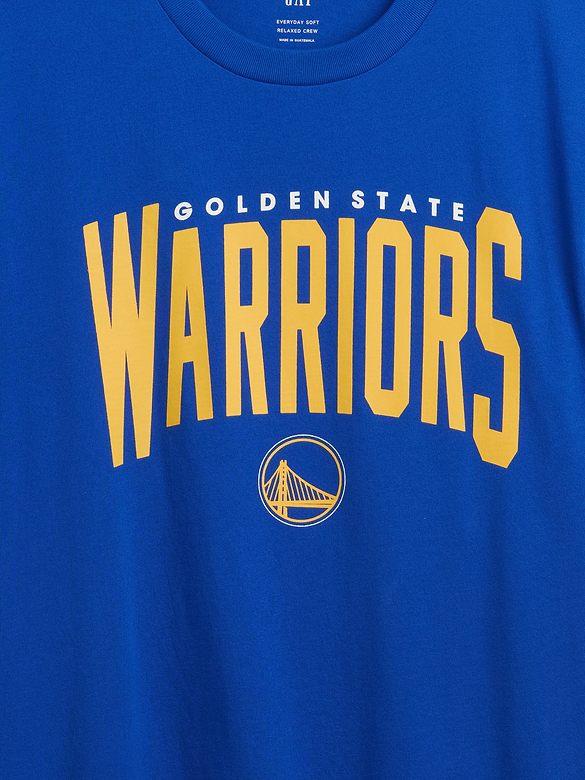 Adult NBA Golden State Warriors Relaxed Graphic T-Shirt