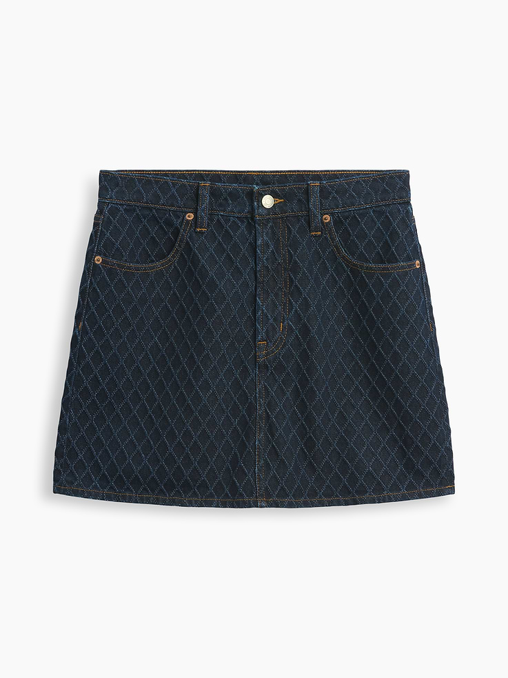 Image number 5 showing, Textured Denim Mini Skirt