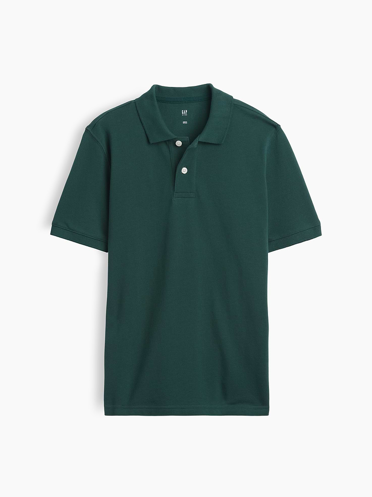 Image number 1 showing, Kids Pique Polo Shirt