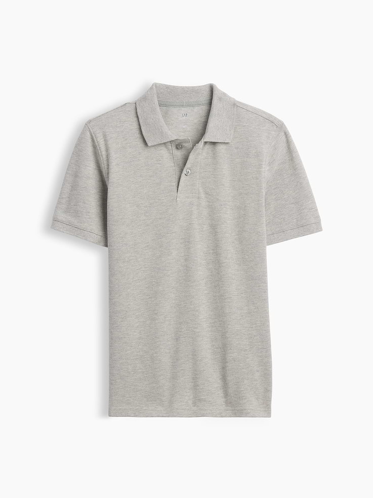 Image number 1 showing, Kids Pique Polo Shirt