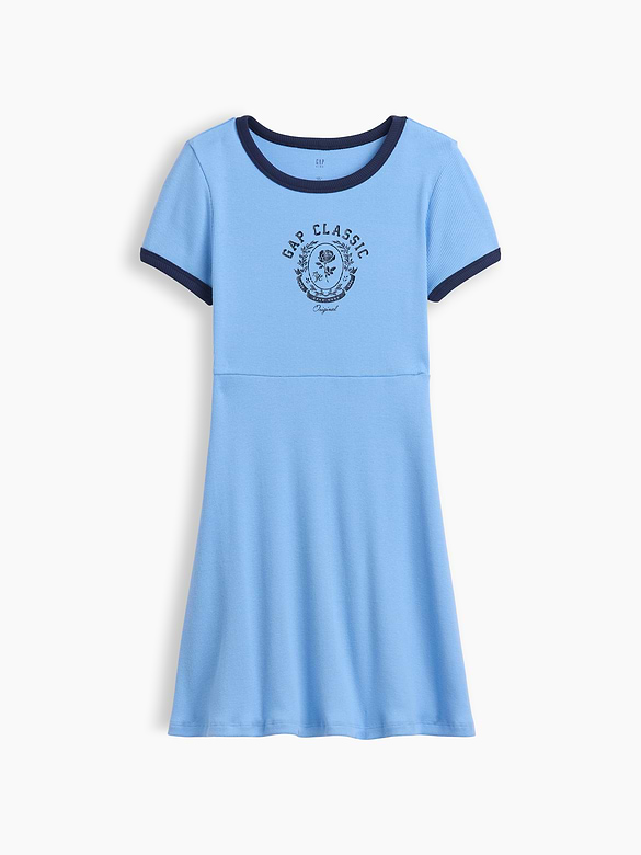Kids Ribbed Dress