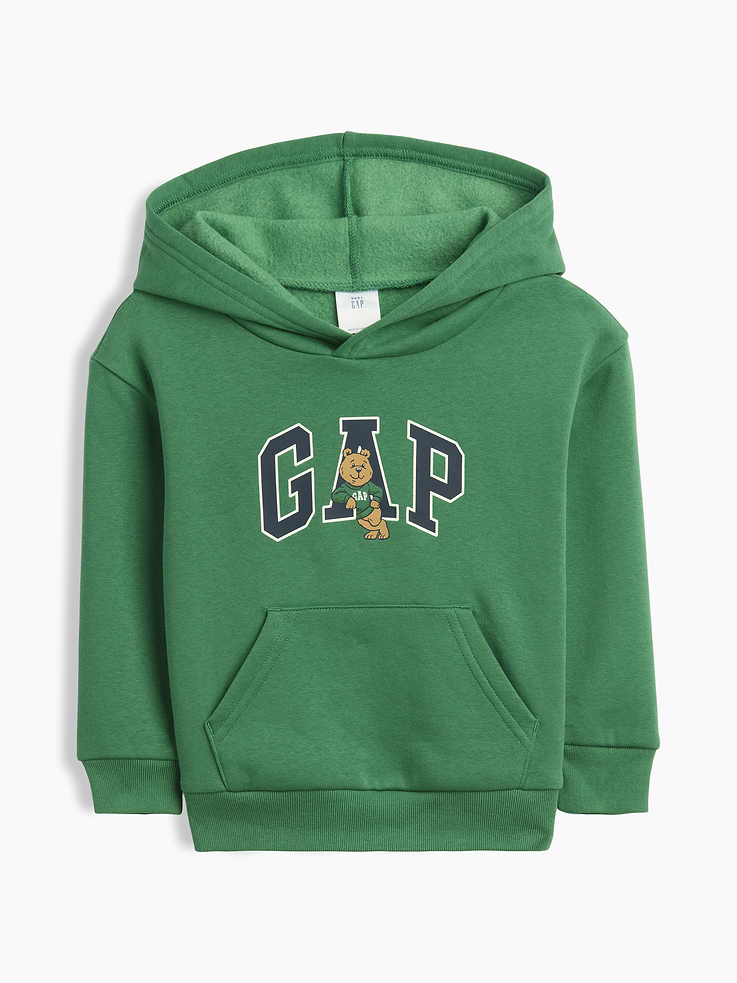 Image number 1 showing, babyGap Relaxed Brannan Bear Logo Hoodie