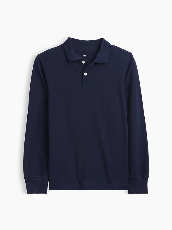 Kids Uniform Pique Polo Shirt