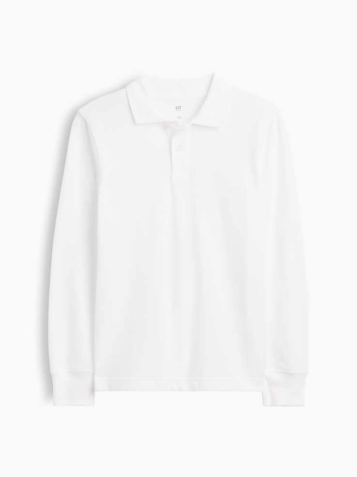 Image number 1 showing, Kids Uniform Pique Polo Shirt