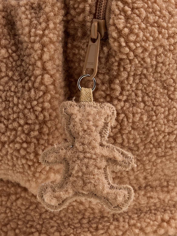 Sac à dos motif d’ourson en Sherpa pour Enfant